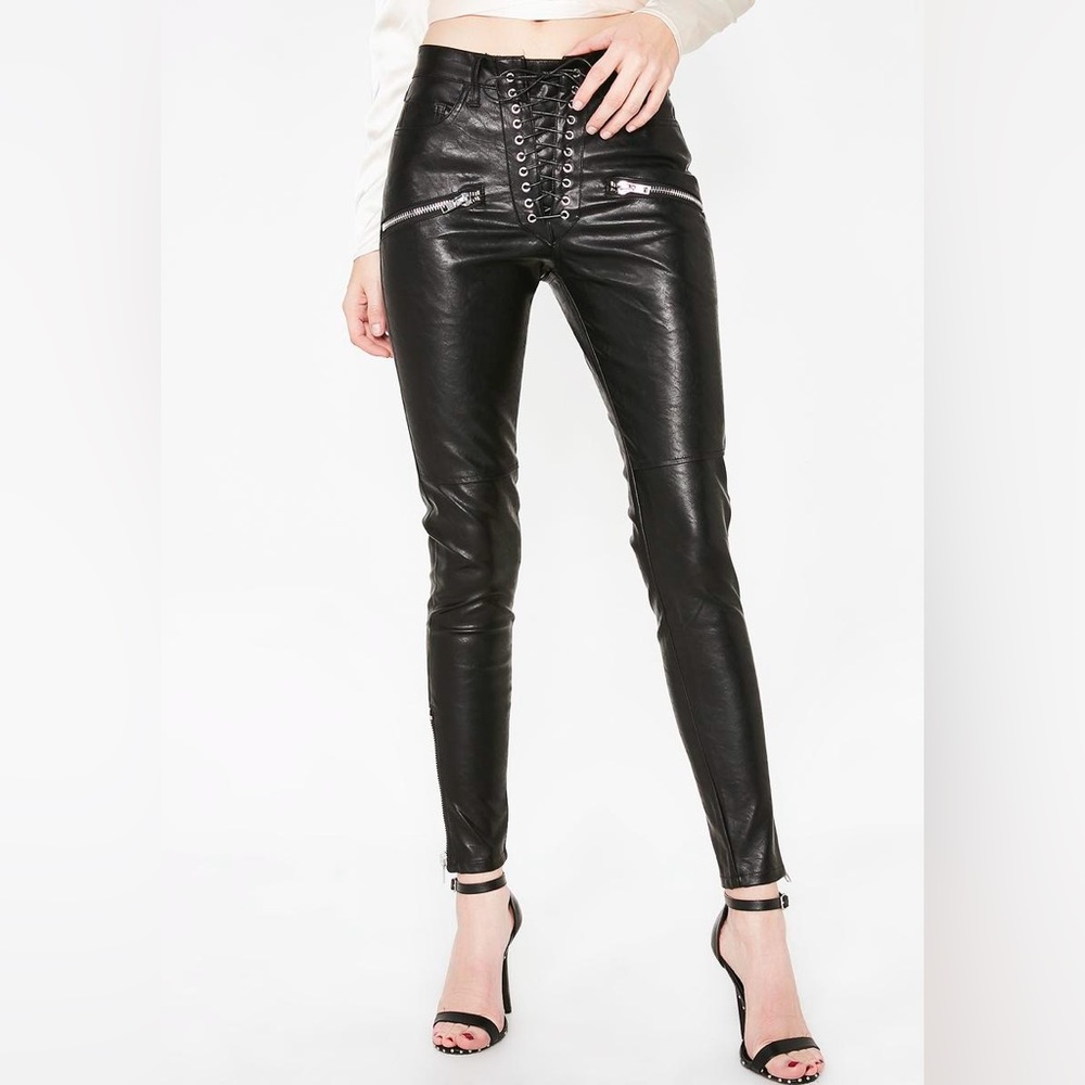 Current Mood Pandemonium leather pants